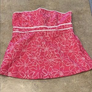 Lilly Pulitzer strapless top